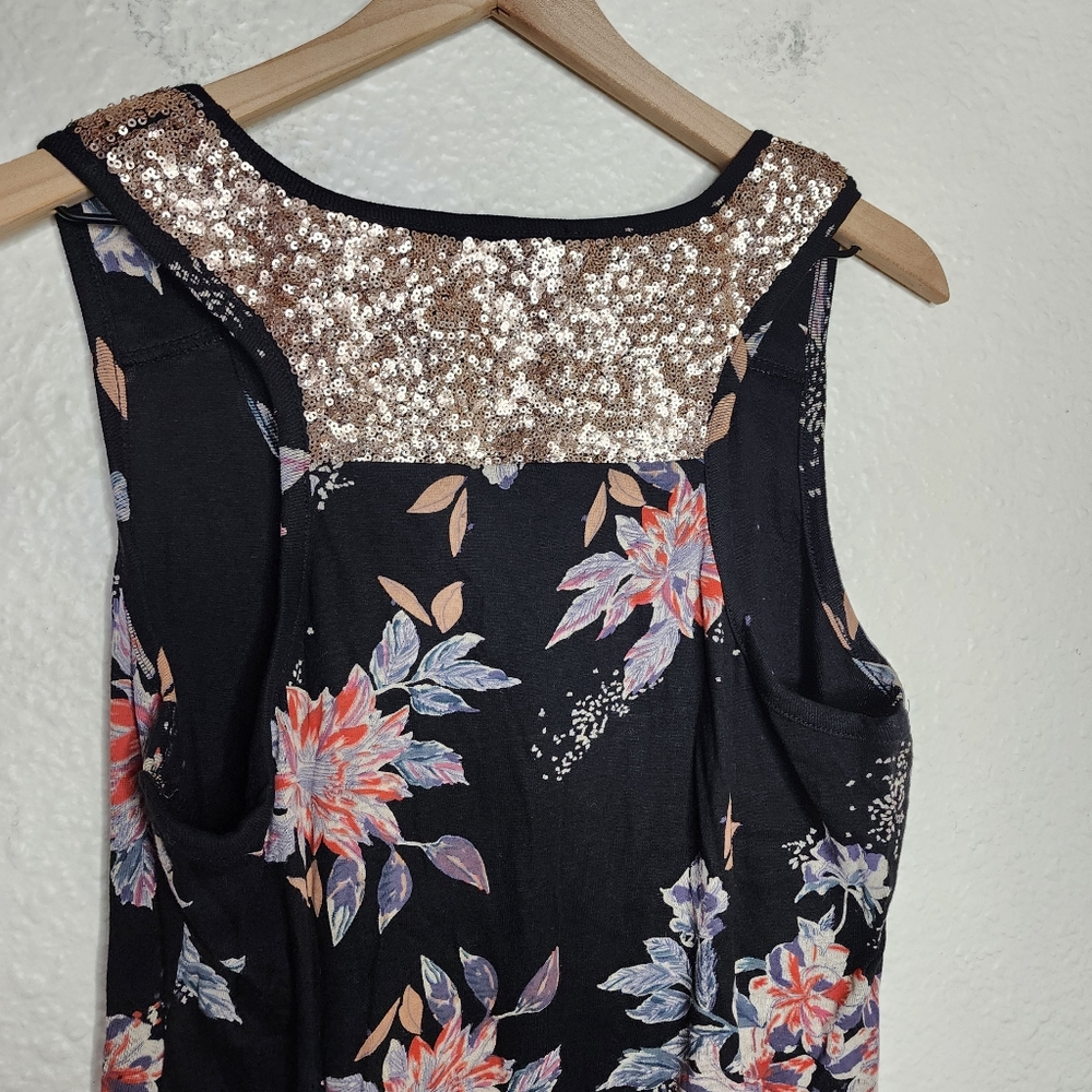 Lascana x Venus Floral Sequin Tank Top Women's Size 1X - Picture 4 of 7